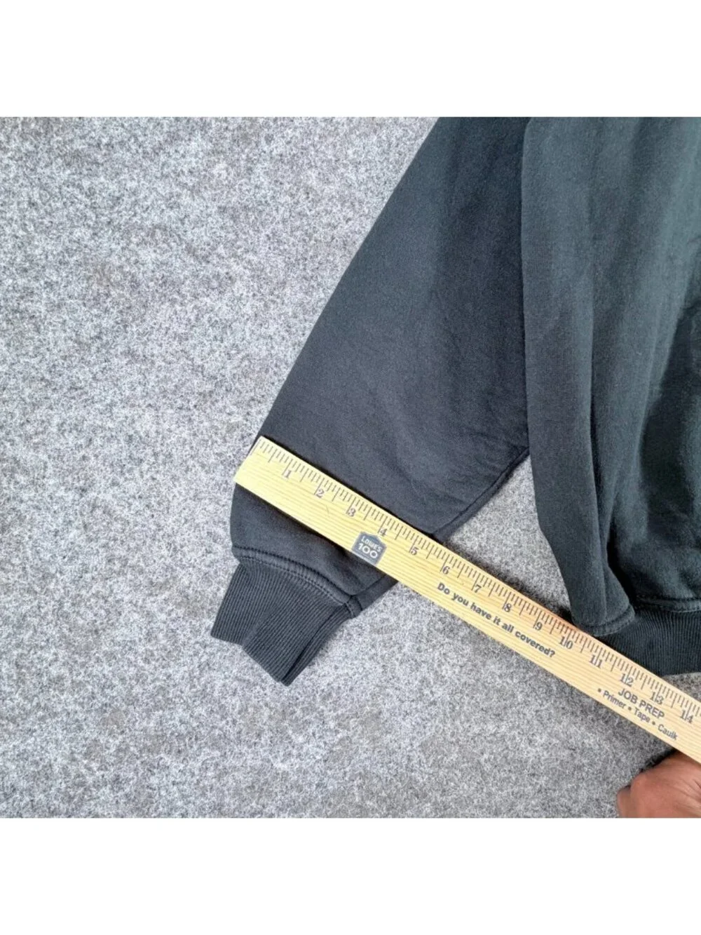 Vintage Jerzees‎ Z Class Sweatshirt Mens XL Charcoal Gray W.E.A.U. Embroidered